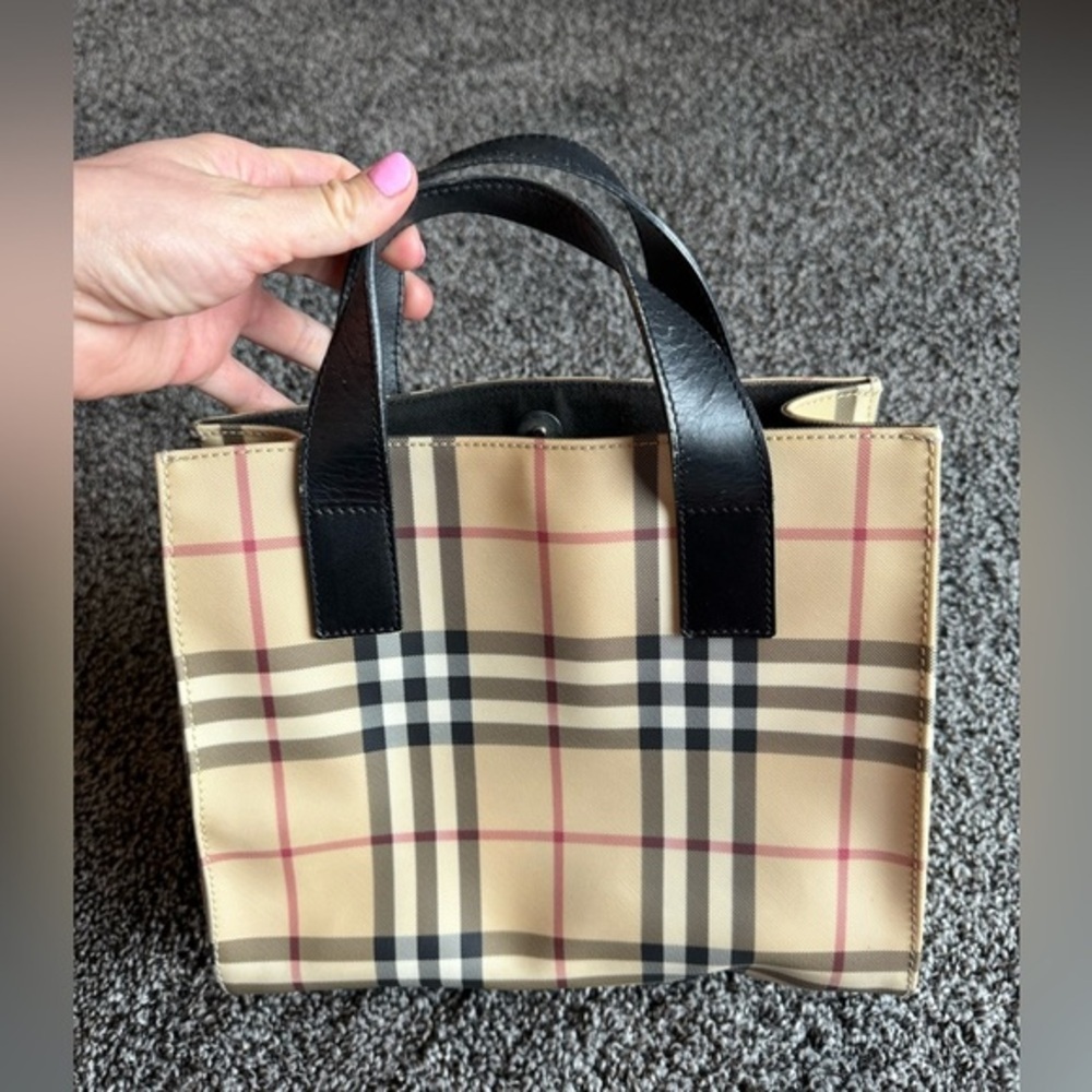 Burberry vintage small tote
